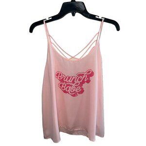 New Brunch Babe Flowing Tank Size Large by Active USA